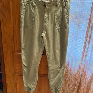 VERVET Sage Green Cargo Jogger Pants